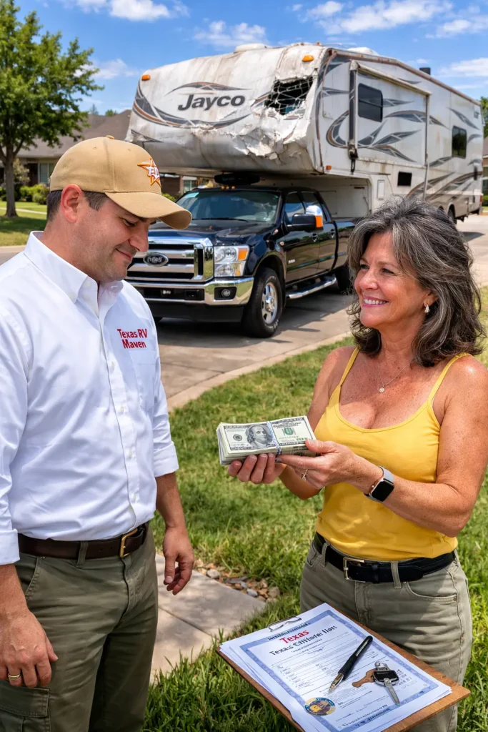 Happy Texas RV Maven Customer